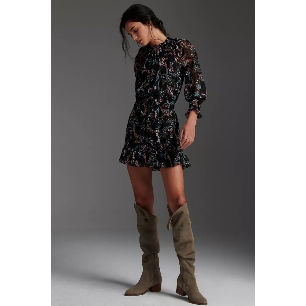Misa Los Angeles Lexie Floral Mini Dress Size Small